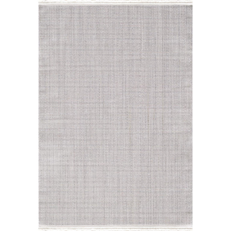 Ebern Designs Urania Grey Modern Polyester Machine Made Area Rug